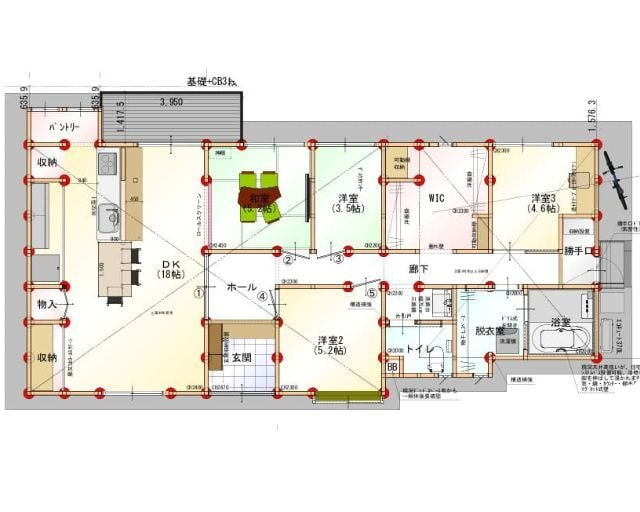 リノベーション後の間取り