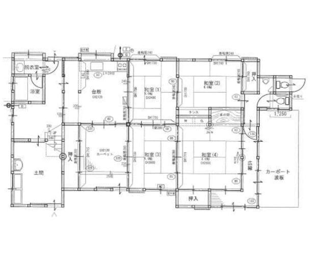 リノベーション前の間取り